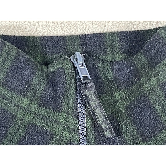 FUBU Sweater Mens L Blackwatch 1/4 Zip Pullover Fleece Vintage 90s‎ - Picture 4 of 10